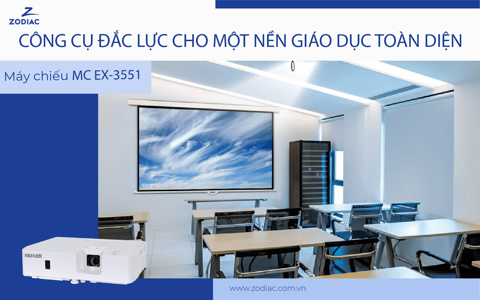 máy chiếu MC EX3551