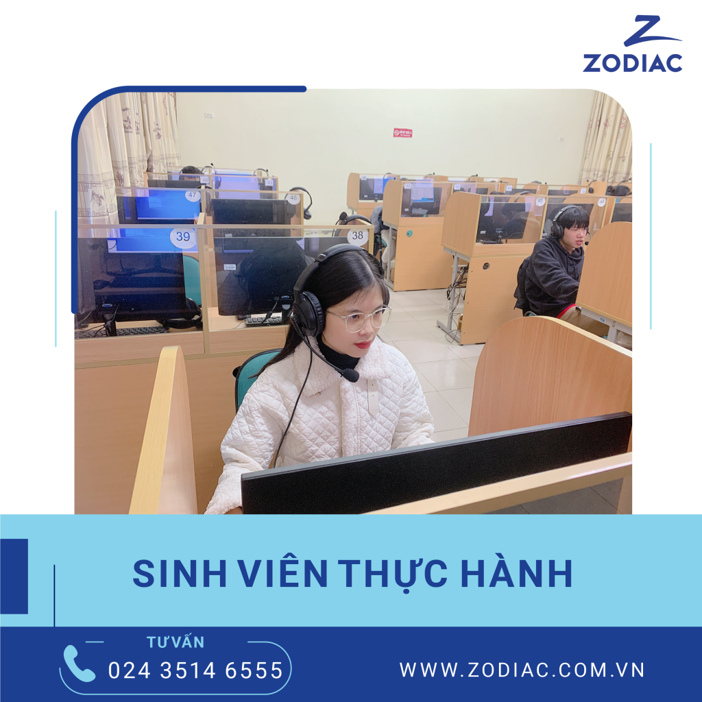 sinh viên thực hành tại phòng học CHIEru