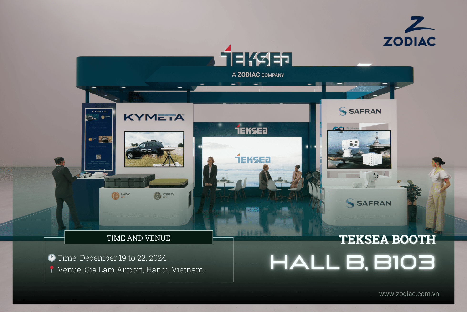 zodiac teksea at defence expo 2024