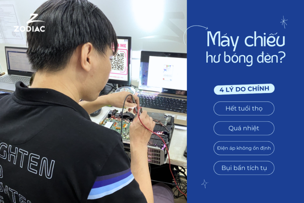 Máy chiếu hư bóng đèn