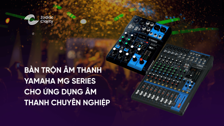Tại sao bàn trộn âm thanh Yamaha MG Series là sự lựa chọn hàng đầu cho các ứng dụng âm thanh chuyên nghiệp?
