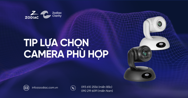 4 bước chọn camera hội nghị phù hợp từ chuyên gia AV
