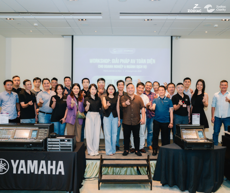 WORKSHOP GIẢI PHÁP AV TOÀN DIỆN THÁNG 8: ZODIAC CLARITY & YAMAHA AUDIO VIỆT NAM